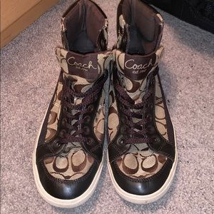 Coach high top sneakers